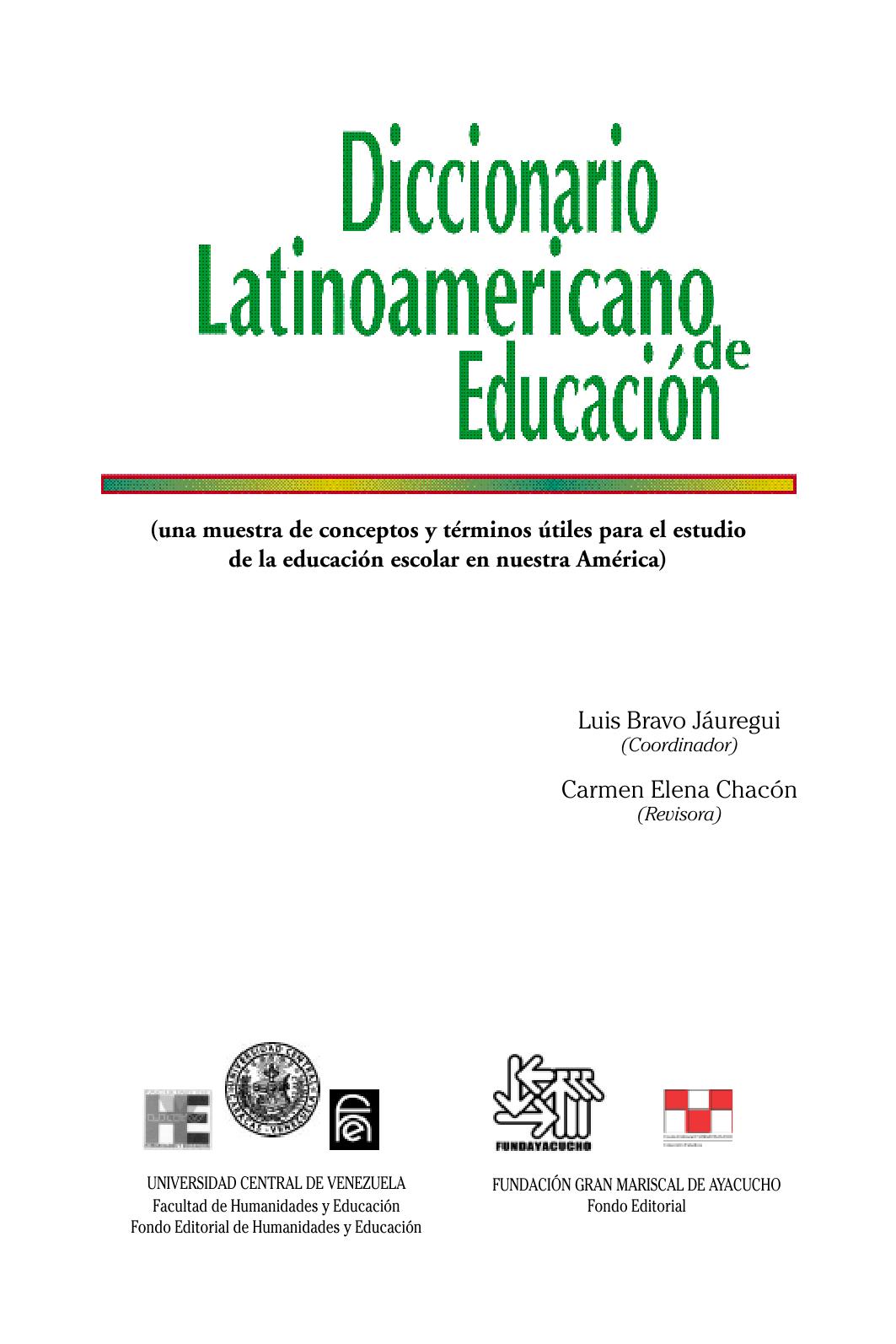 Diccionario Latinoamericano de Educación